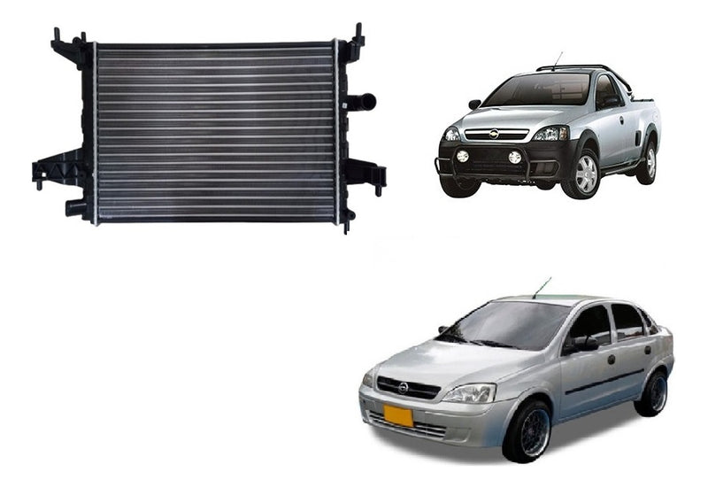Radiador Chevrolet Corsa  Estandar 2002 Al 2008 C/a S/a
